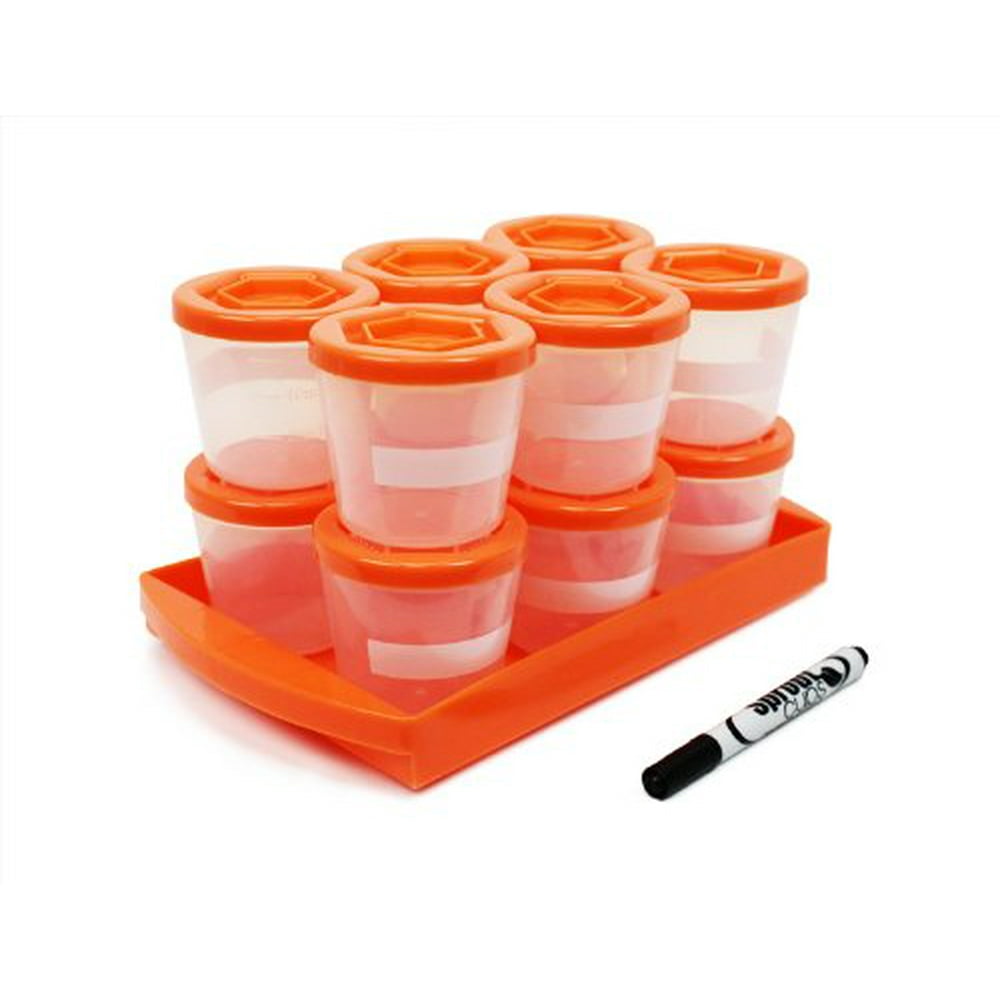 Baby Food Containers Sprout Cups Reusable Stackable Storage Cups