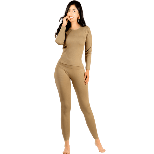 Conjunto Térmico Unitalla Mujer Pijamas Blusa Y Legging Piyama Pyjama