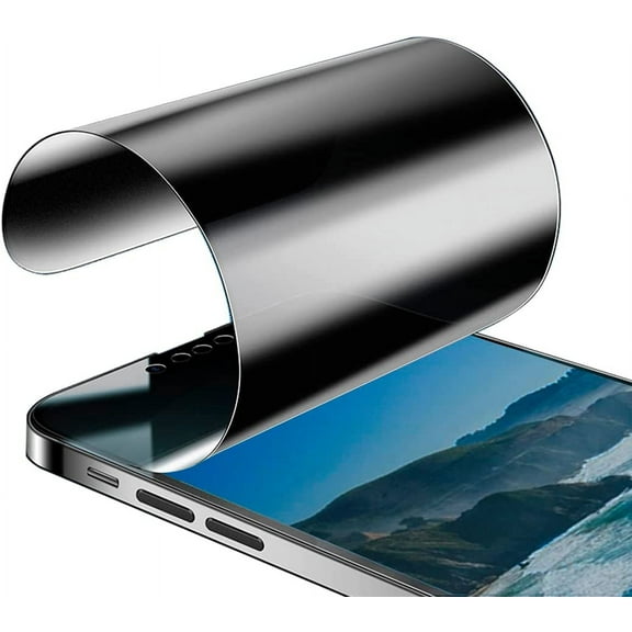 [2 Pack] Flexible Matte Privacy Screen Protector for iPhone 13 Pro Max/iPhone 14 Plus 6.7 Inch, Anti-Glare Anti-Fingerprint Shatter Proof Full Coverage Ceramic Film
