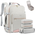 thumbnail image 1 of Mochila de viaje LOVEVOOK Carry on 50 L impermeable con cubos, 1 of 7