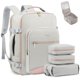 thumbnail image 1 of Mochila de viaje LOVEVOOK Carry on 50 L impermeable con cubos, 1 of 7