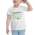 thumbnail image 3 of Happy Birthday Daddy Funny Toddler T-Shirts for Boys Girls (White, Youth XL), 3 of 5
