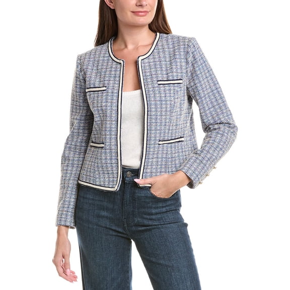 Nanette Nanette Lepore womens Jacket, XL, Blue