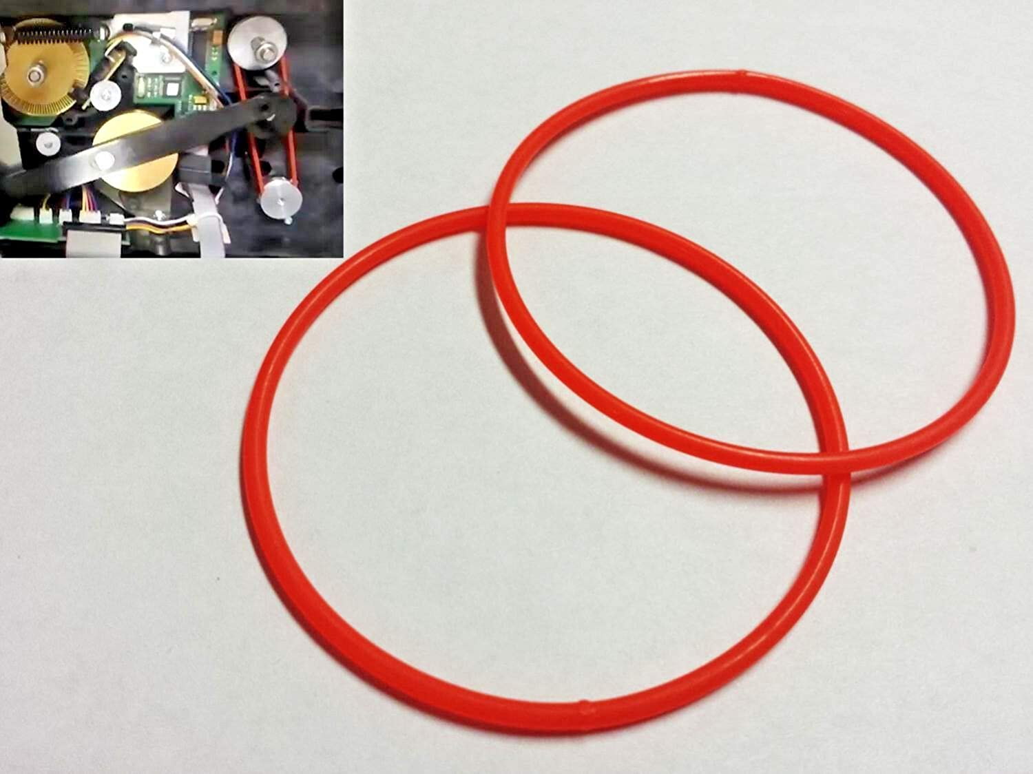 2x Ribbon Take Up Oring Drive Belt for Zebra P310i P330i P420i