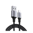 thumbnail image 1 of Cable USB a Lightning Reforzado Ugreen 1m Certificado MFI Negro, 1 of 5