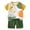 Light Green, variant on WOYY Summer Outfits for Boys Cotton Cartoon Short Sleeve T Shirt Shorts Set, Sizes 18-24M