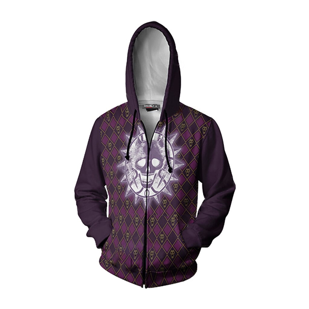Sudadera con capucha de Jojo Bizarre Adventure Sudadera con capucha de Anime chaqueta informal con cremallera Kira Yoshikage GUIDO MISTA disfraz de Cosplay Walmart en linea