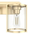 thumbnail image 4 of Hunter - Astwood 2-light Alturas Gold, Medium Size Vanity Light, Dimmable, Caged Style, for Bedrooms, Dining, Living Rooms - 48001, 4 of 8