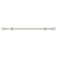thumbnail image 2 of PowerSellerUSA Curtain Rod Spherical Finials, Decorative Curtain Rod, Brackets and Hardware Included, Antique White Gold, Adjustable Sturdy Curtain Rod - 28" to 48", 2 of 2