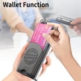 thumbnail image 4 of Allytechgroup Case for Samsung Galaxy Z Fold 6 with Card Holder, Magnetic Wireless Charging Wallet Back Cover Faux Leather & Shockproof Hard PC Bumper Lightweight Anti-Slip Protective Shell, Gray, 4 of 11
