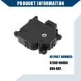 thumbnail image 7 of Unique Bargains 1 Pcs 87106-06060 604-947 Inner HVAC Heater Blend Door Actuator for Toyota Camry 1997-2001 Black, 7 of 7