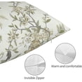 thumbnail image 6 of Chinoiserie Pillow Covers 12x20 Set of 2, Outdoor Olive Green Birds Flowers Throw Pillow Covers Linen Farmhouse Green Chinoiserie Decor Cushion Case Chinoiserie Home Decor for Couch Sofa, 6 of 6