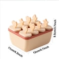 thumbnail image 4 of relayinert 8 Cells Round Shape Ice Cream Mold DIY Handmade Dessert Fruit Maker Reusable for Ice Cube Tray Home Ice Cream Maker pink 1Set, 4 of 6