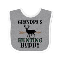 Inktastic Bow Hunter Grandpa Hunting Buddy Boys Baby Bib