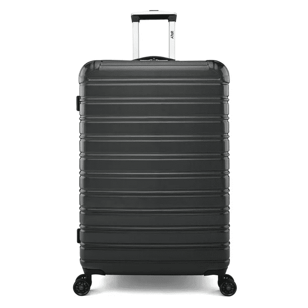 Hardside Fibertech Luggage, 28", Black Luggage