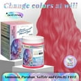 thumbnail image 5 of Vegan Semi Permanent Hair Color Mask - Color Depositing Conditioner for Color-Treated Hair - Ammonia, Paraben, Sulfate & Cruelty-Free - Enhances & Tones Hair - Plant-Based Formula (HOT PINK, 300 ML), 5 of 7