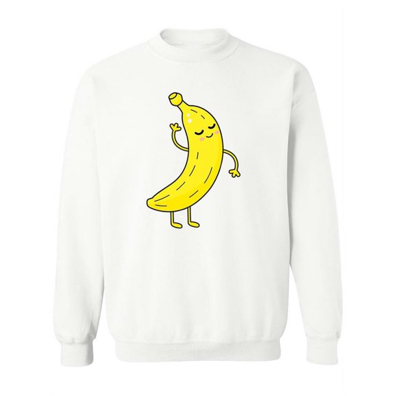 Happiest Banana Sweatshirt Women -Image by Shutterstock, Female Small