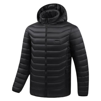MELDVDIB Mens Heated Jackets USB-Powered Electrical Heating Hooded