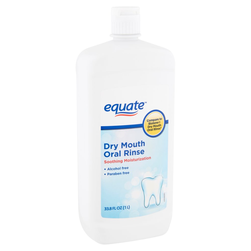 Equate Dry Mouth Alcohol Free Paraben Free Mouthwash, Soothing