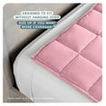 thumbnail image 3 of Weighted Blanket or Full Size 12lb ("x72") for Adults - Minky Fleece - Premium Heavy Blanket Nontoxic Glass Beads (Light , "x72"), 3 of 9