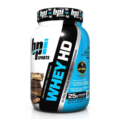 BPI Sports Best Whey Ultra Premium Protein Powder, Chocolate Cookie, 2.04 (Best Whey Protein Powder 2019)