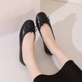 thumbnail image 4 of Black Female Lightweight Flat Shoes With Bow Design For Daily Adventures And Seasonal Comfort, 4 of 9