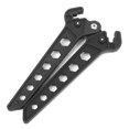 thumbnail image 4 of Soporte ligero para arco de tiro con arco, estilo tijera (negro), 4 of 7