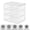 White, variant on Fmxomd Acrylic Organizer with 6 Drawers,Clear Storage Drawers for Office Supplies,Desk Organization and Storage for Makeup,Jewelry,Art Crafts