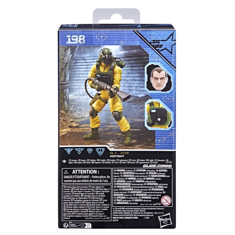 G.I. Joe Classified Series 198, Airtight, 6 Inch Action Figure