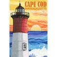 thumbnail image 2 of "Cape Cod Lighthouse" Painting Print on Wrapped Canvas, 2 of 5