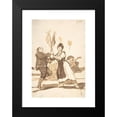 thumbnail image 2 of Francisco de Goya 14x18 Black Modern Framed Museum Art Print Titled - A Country Dance (ca. 1812-20), 2 of 5
