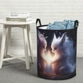 thumbnail image 5 of Cauagu Fox Couple for Laundry Basket,Collapsible Organizer Basket for Storage Bin Toy Bins Gift Baskets Bedroom Clothes Children Nursery Hamper -Small, 5 of 7