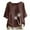 Brown, variant on Erwazi Womens Summer Tops Cotton Linen T-Shirts Casual Roun Neck Print Short Sleeve Tunic Tops Loose Comfy Blouses