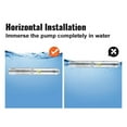 thumbnail image 3 of VEVOR Deep Well Submersible Pump Stainless Steel Water Pump 3HP 230V 37GPM 640ft, 3 of 10