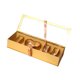 thumbnail image 5 of Caja de regalo de flores vacía, embalaje floral para el Día de la Madre, contenedor con ventana transparente Oro, 5 of 9
