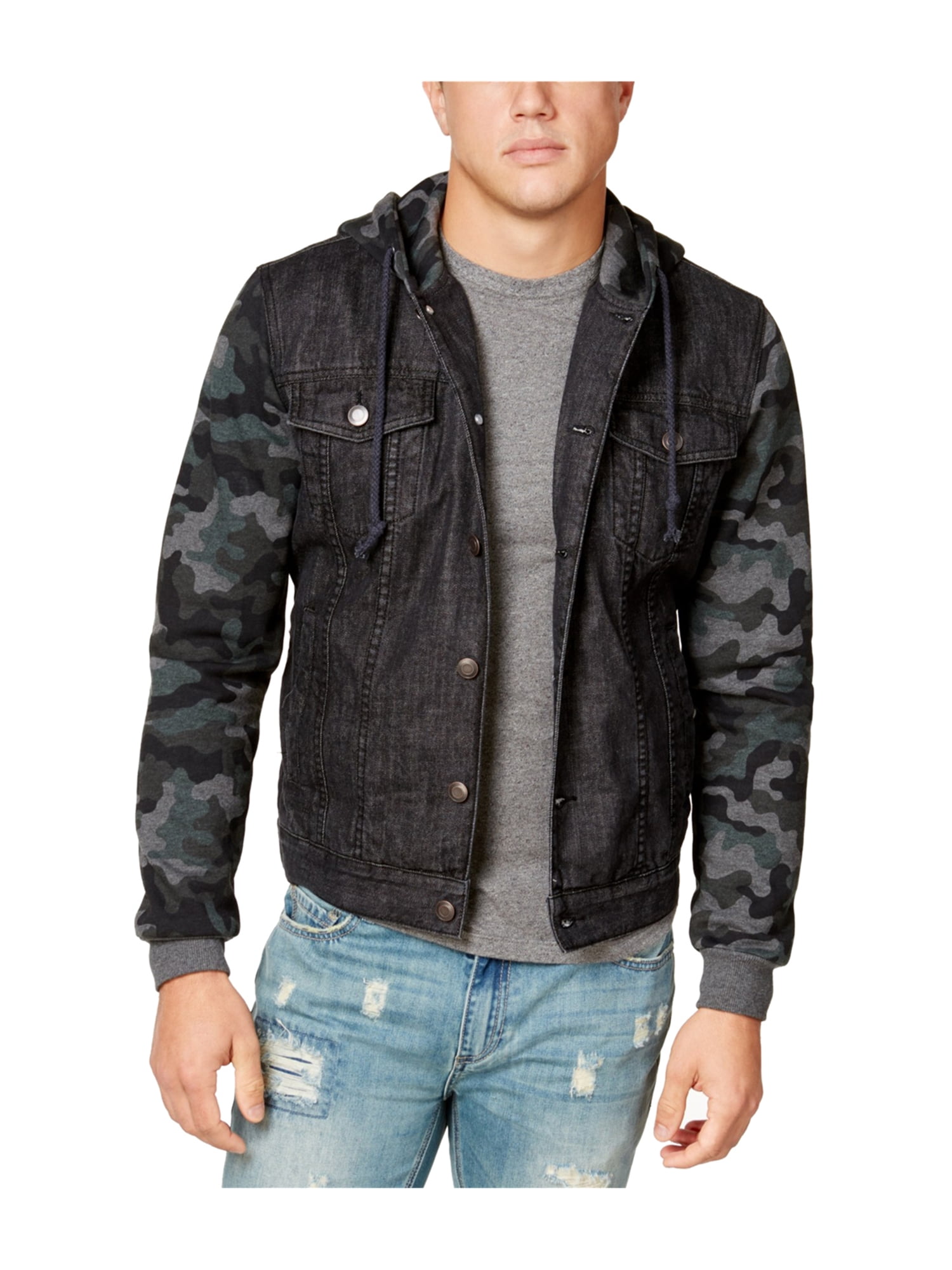 American Rag Mens Camo Trucker Jacket 