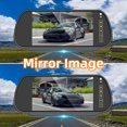 thumbnail image 3 of Thinsony Wireless Car Rear View Kit Monitor Mirror Monitor 7 Mirror Monitor IR Night Vis-ion Reversing Camera High-Definition, 3 of 6