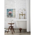 thumbnail image 2 of Shower Painting Canvas Print - Antique Appeal Bathroom Wall Art - Wrapped Canvas Home Decor, 2 of 9