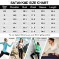thumbnail image 6 of Satankud Women's UPF 50+ Sun Protection Long Sleeve Plus Size Hoodie Shirts for Fishing Hiking UV Outdoors T-Shirt Lightweight Hoodie Navy L, 6 of 8