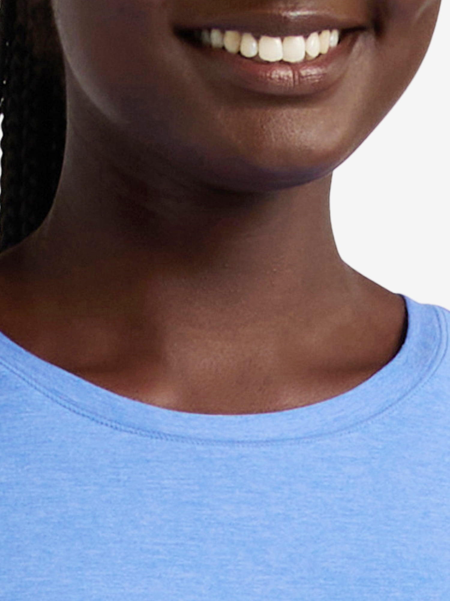 Athletic Works Women's and Women's Plus ButterCore Tee with Short Sleeves, Sizes XS-4X