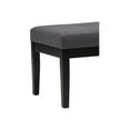 thumbnail image 5 of Simpli Home Lacey - Bench ottoman - rectangular - linen fabric, engineered wood - slate gray, 5 of 5