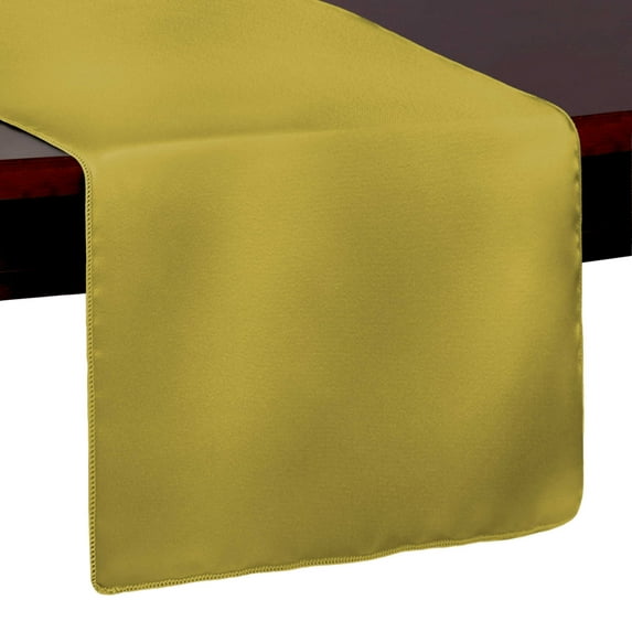 Ultimate Textile Bridal Satin 14 x 90-Inch Table Runner Duchess