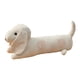 thumbnail image 2 of Tope de puerta con forma de perro con peso, escultura decorativa de tela con peso, juguete de peluche para Corazón rosa, 2 of 9
