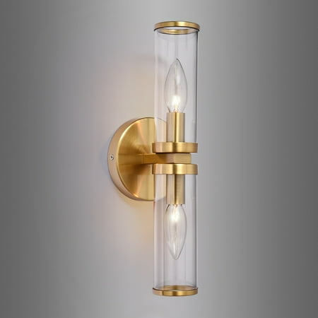 

OYIPRO Modern 2 - Light Dimmable Glass Vanity Light Gold
