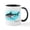 White/Black Inside, variant on CafePress - Tiger Shark Mug - 11 oz Ceramic Mug - Novelty Coffee Tea Cup