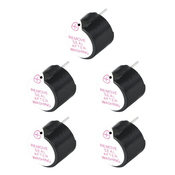 5Pcs DC 3V Active Electronic Buzzer Alarm Beeper Continuous Sound 80dB Speaker 2 Terminals