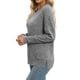 thumbnail image 5 of Camisetas para mujer,Top de mezcla de lino para mujer, manga corta, cuello redondo, jersey informal de color liso, tejido suave y cómodo, versátil para uso diario, sopatenor, 5 of 8