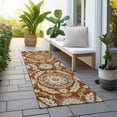 thumbnail image 6 of Addison Rugs Chantille Indoor/Outdoor Transitional Floral Paprika Washable Runner Rug, 2'3" x 7'6", 6 of 6