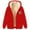 Red, variant on SELONE Christmas Womens Zip up Sweatshirt Active Santa Claus Fleece Jacket Long Sleeve Tops with Pocket Loose Hoodies