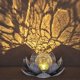 thumbnail image 4 of Outdoor Solar Lights, Lotus Solar Lantern with Bright Warm White Light Effect, IP44 Waterproof Solar Garden Lights for Patio, Courtyard, Lawn, Balcony, 4 of 5